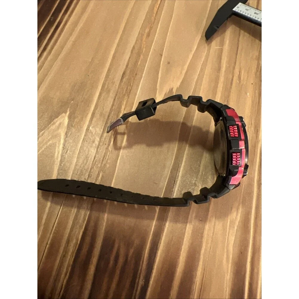 Unbranded Red And Black Modded Sports Watch screen protector on